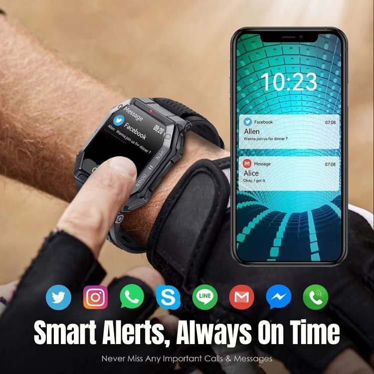 Smartwatch de Aventura de Grau Militar - Smartwatch - Vessa