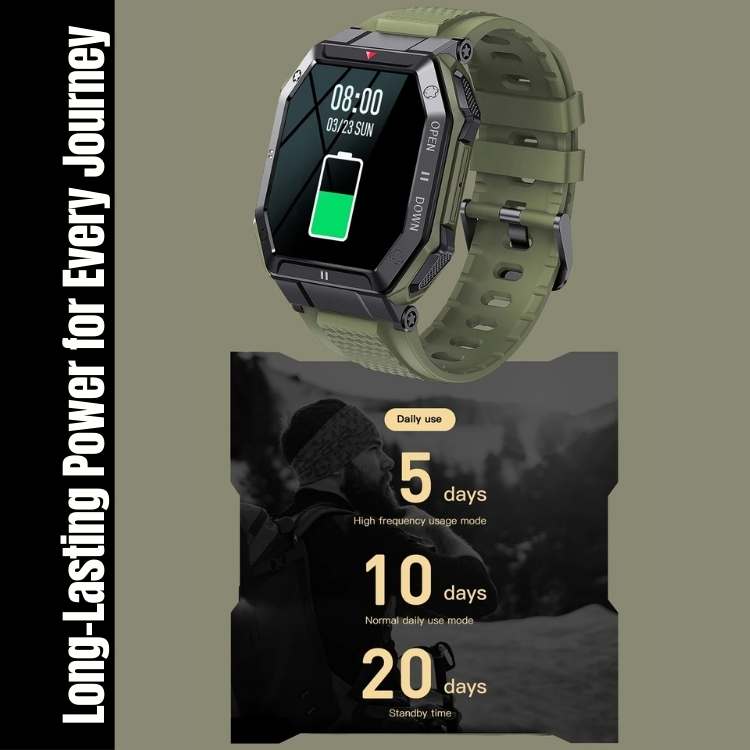 Smartwatch de Aventura de Grau Militar - Smartwatch - Vessa