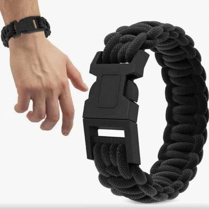 Pulseira de Sobrevivência em Paracord de Grau Militar - Pulseira de Paracord - Vessa