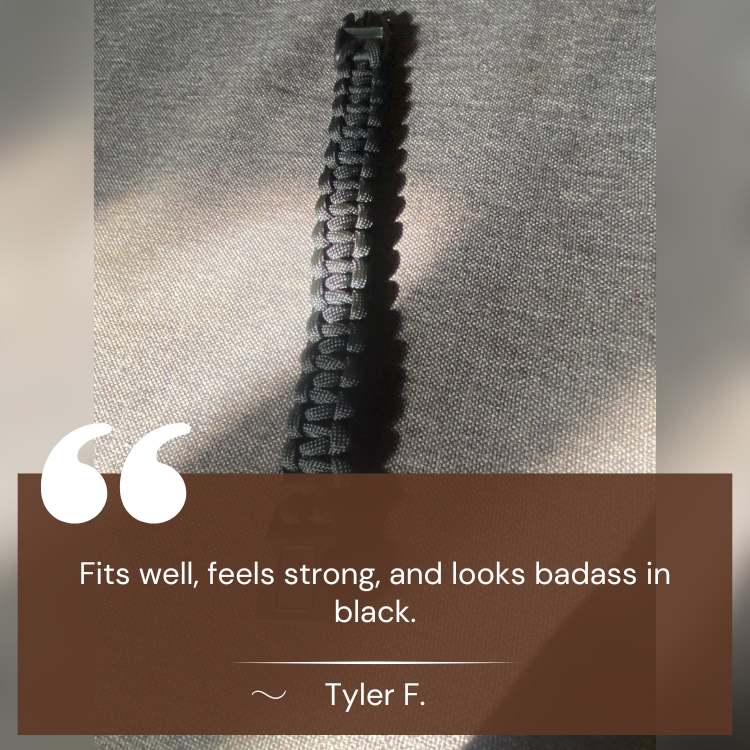Pulseira de Sobrevivência em Paracord de Grau Militar - Pulseira de Paracord - Vessa
