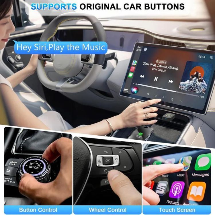 Adaptador CarPlay Sem Fios Mini - Adaptador CarPlay - Vessa