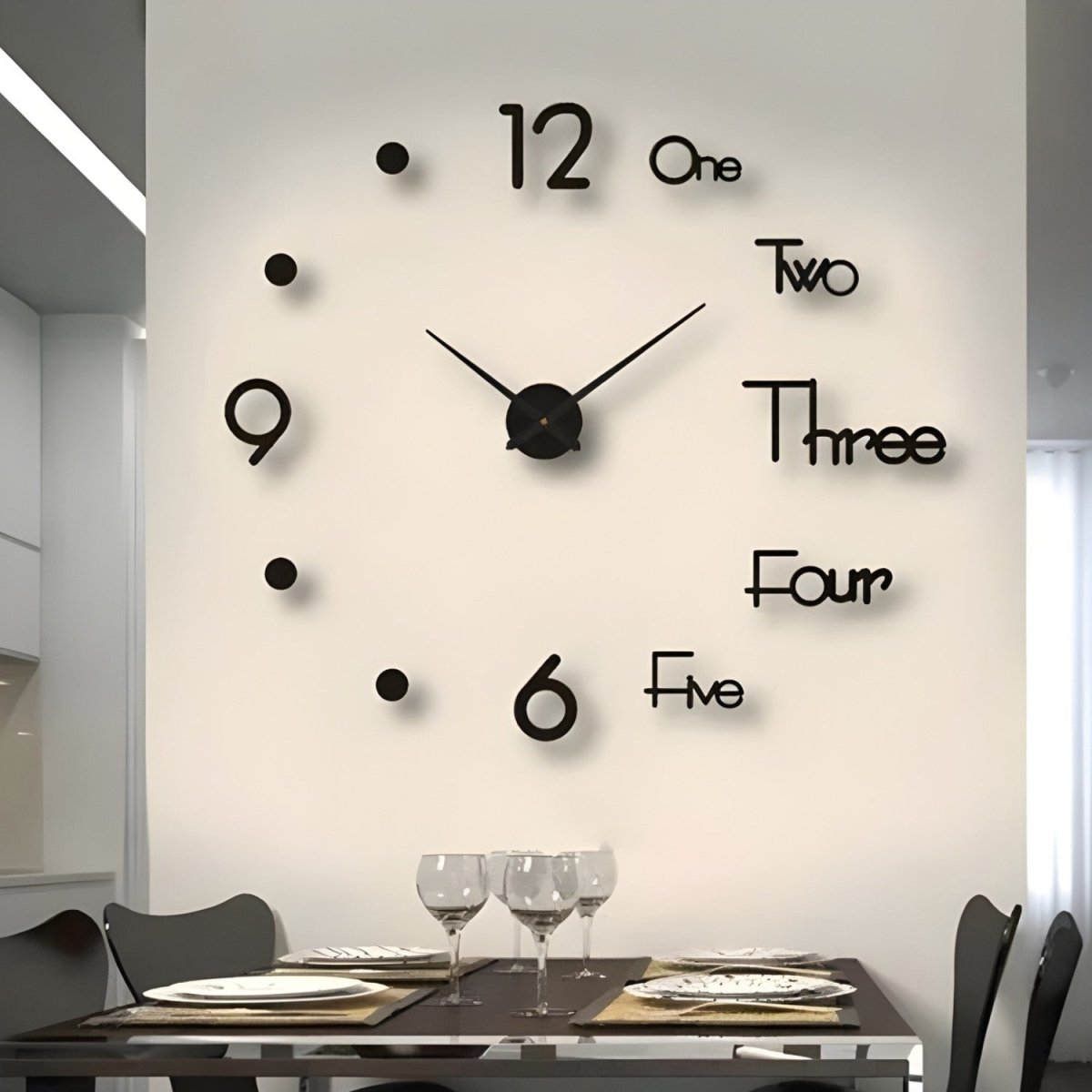 Relógio de Parede Decorativo Grande e Moderno - Relógio de Parede - Vessa