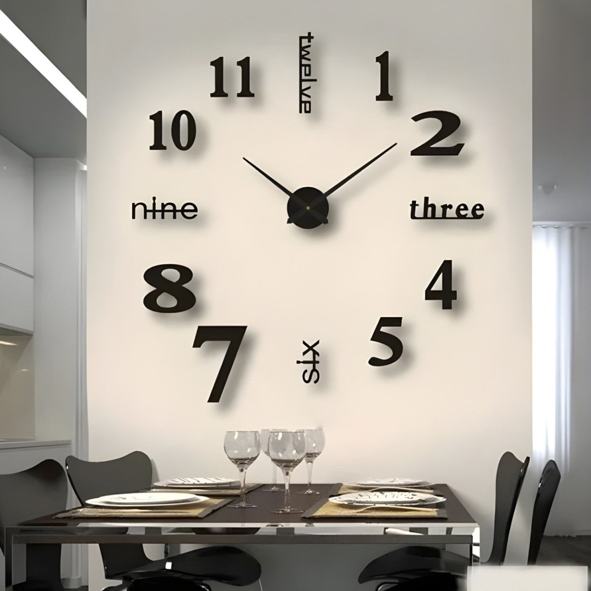 Relógio de Parede Decorativo Grande e Moderno - Relógio de Parede - Vessa