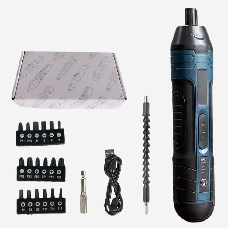 Conjunto de Aparafusadora Elétrica Sem Fios Multifuncional 3.6V - Aparafusadora Elétrica - Vessa
