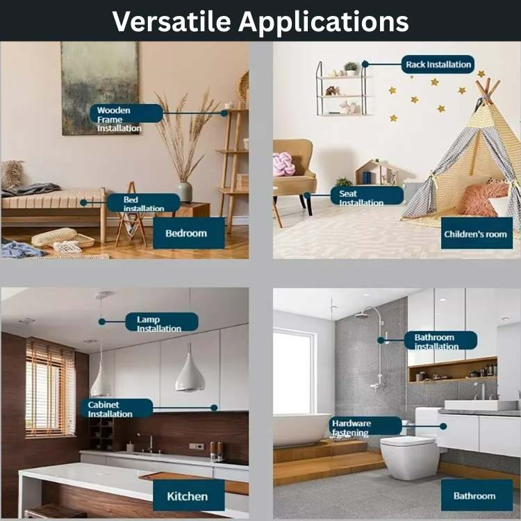 Conjunto de Aparafusadora Elétrica Sem Fios Multifuncional 3.6V - Aparafusadora Elétrica - Vessa