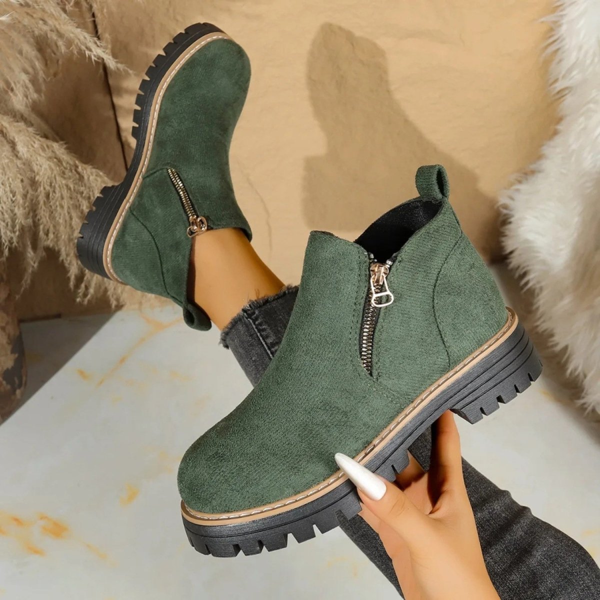 Botas de Tornozelo Ortopédicas para Conforto - Botas de Tornozelo Ortopédicas - Vessa