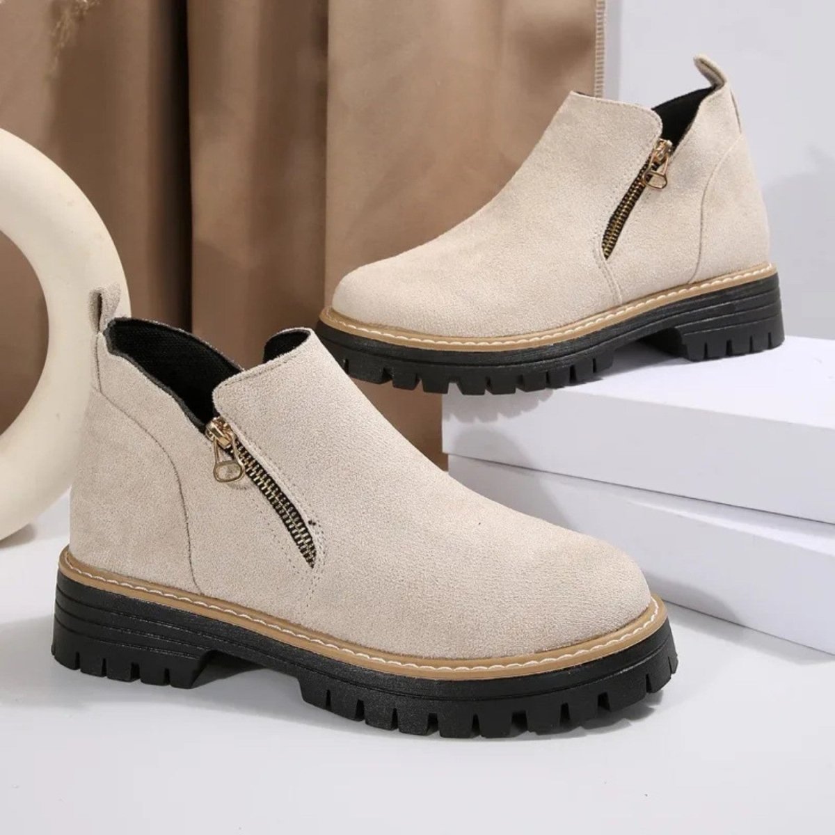 Botas de Tornozelo Ortopédicas para Conforto - Botas de Tornozelo Ortopédicas - Vessa