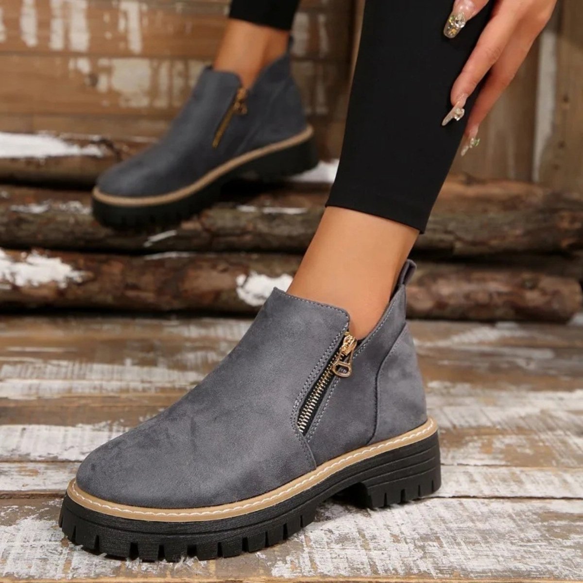 Botas de Tornozelo Ortopédicas para Conforto - Botas de Tornozelo Ortopédicas - Vessa