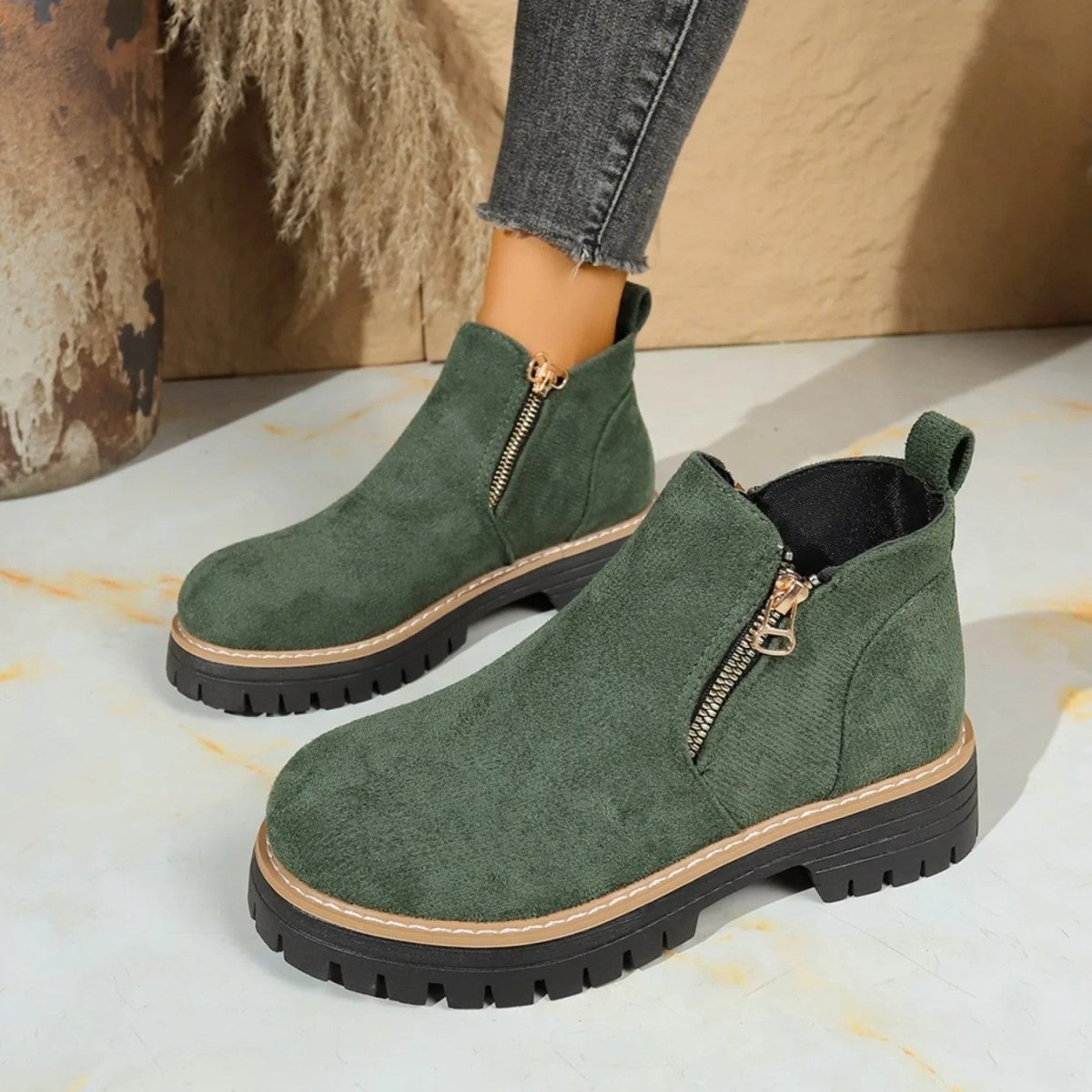 Botas de Tornozelo Ortopédicas para Conforto - Botas de Tornozelo Ortopédicas - Vessa