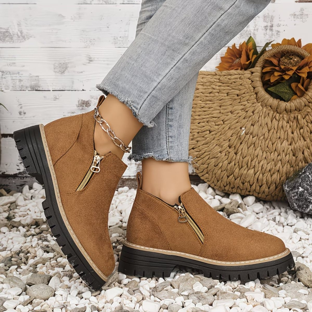 Botas de Tornozelo Ortopédicas para Conforto - Botas de Tornozelo Ortopédicas - Vessa