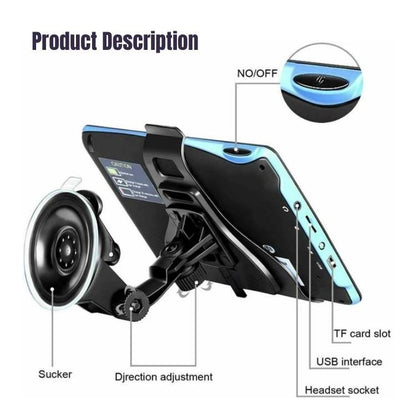 Sistema de Navegação PathFinder Plus 7" - Sistema de Navegação para Carro - Vessa
