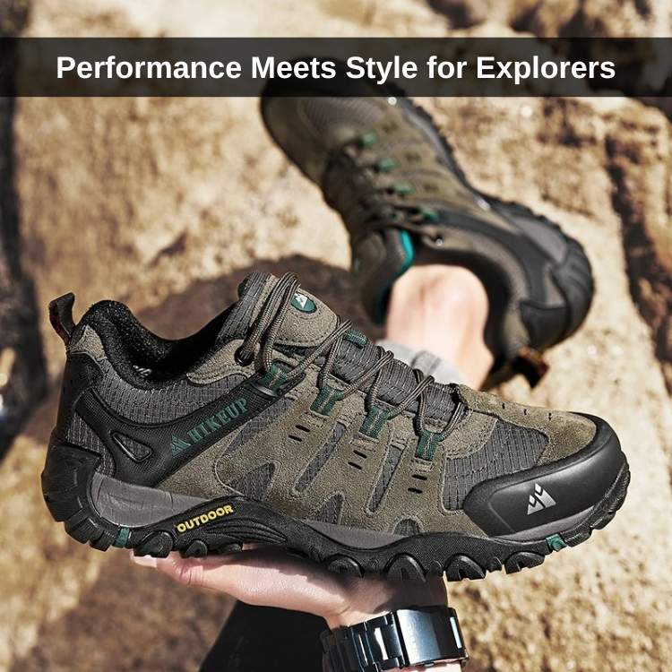 Sapatos de Caminhada Impermeáveis PeakTrail para Homem - Sapatos de Caminhada - Vessa
