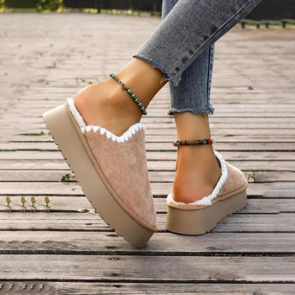 Chinelo de Plataforma em Pelúcia Confortável - Chinelo Ortopédico - Vessa