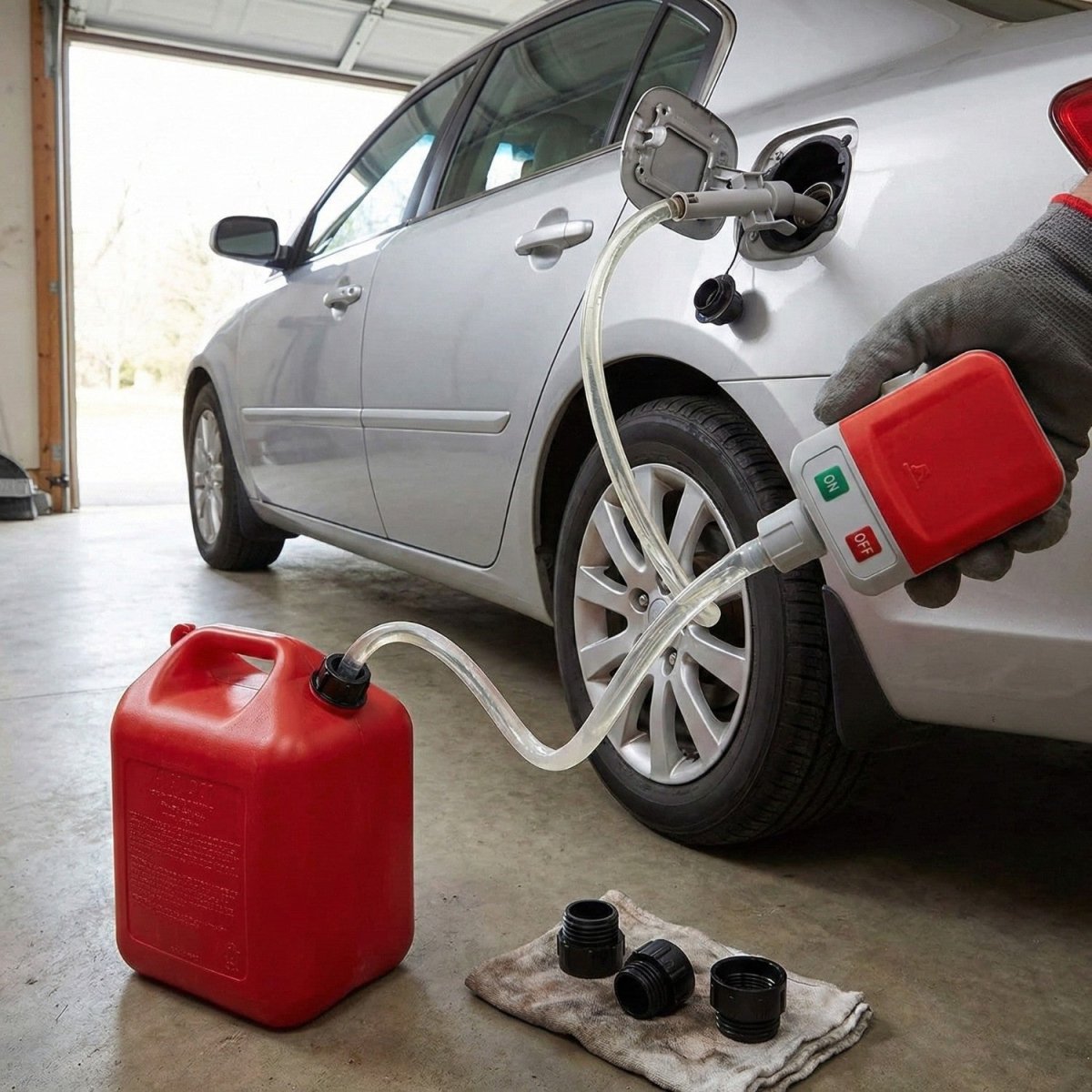 Bomba Elétrica Portátil de Transferência de Combustível - Bomba de Combustível - Vessa