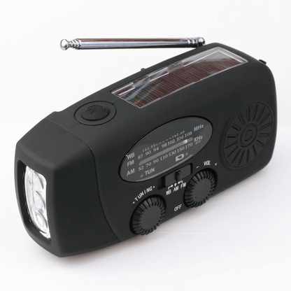 Rádio de Manivela Portátil Multifunção - Rádio de Manivela - Vessa