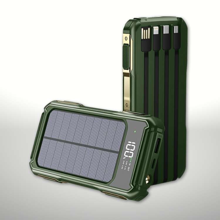 Carregador Solar 20.000mAh PowerFlex - Power Bank Portátil - Vessa