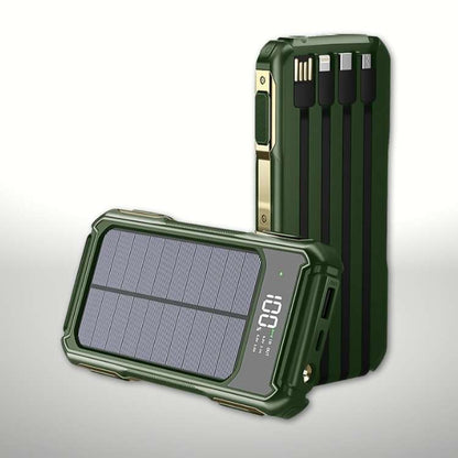 Carregador Solar 20.000mAh PowerFlex - Power Bank Portátil - Vessa