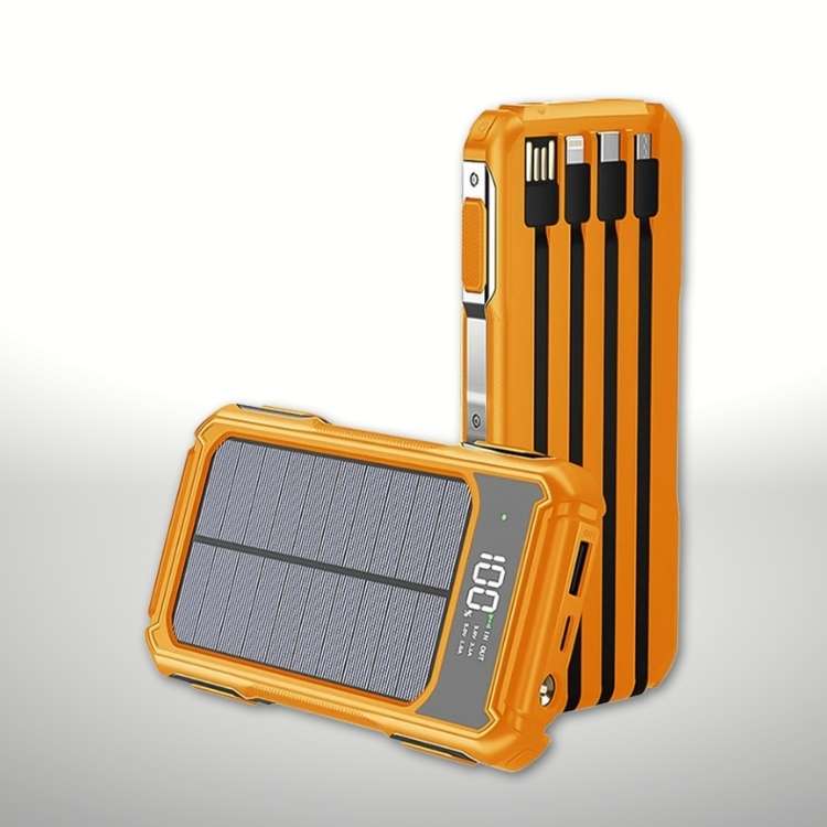 Carregador Solar 20.000mAh PowerFlex - Power Bank Portátil - Vessa