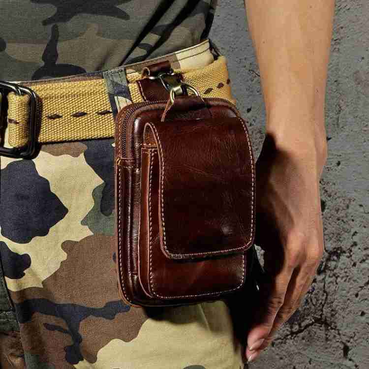Mala de Cintura em Pele Premium para Homem - Mala de Cintura para Homem - Vessa