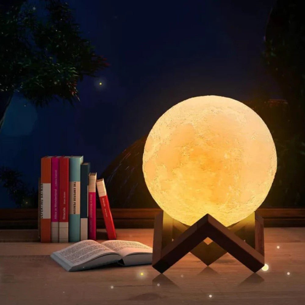 Candeeiro de Mesa Lua Radiante - Candeeiro de Lua - Vessa