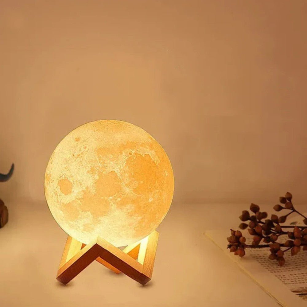 Candeeiro de Mesa Lua Radiante - Candeeiro de Lua - Vessa
