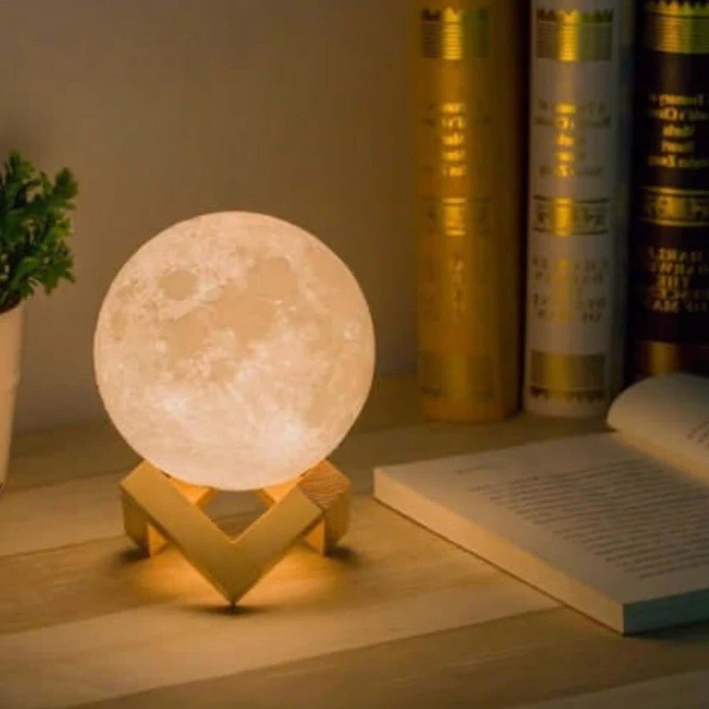 Candeeiro de Mesa Lua Radiante - Candeeiro de Lua - Vessa