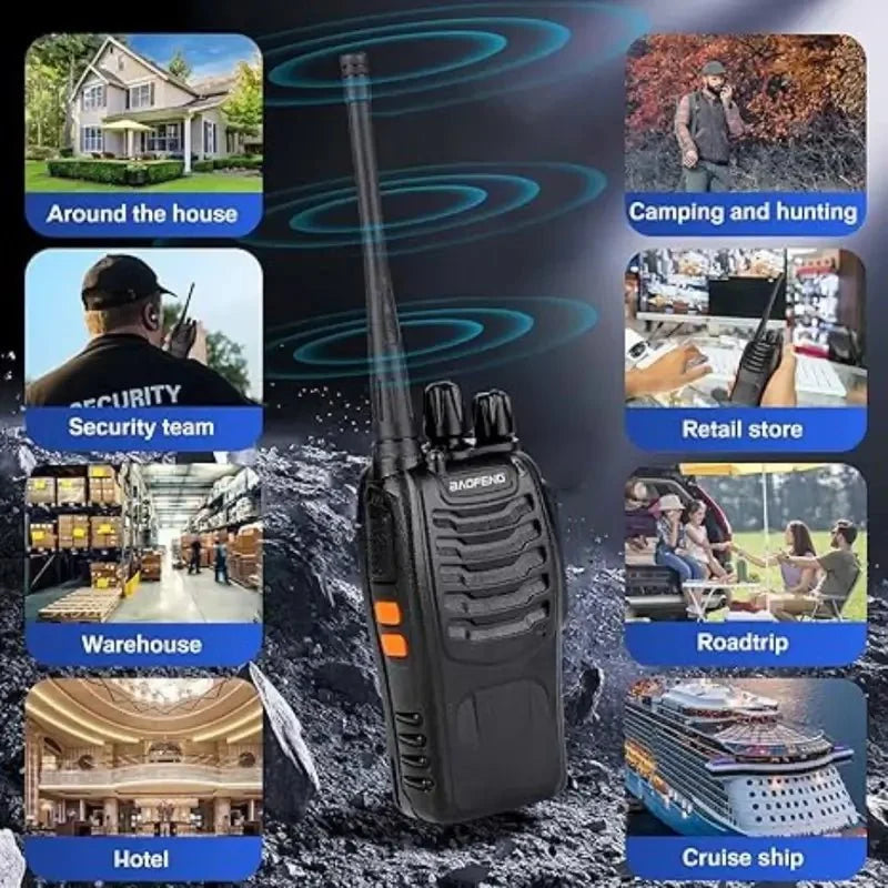 Walkie Talkie USB Recarregável - Walkie Talkie - Vessa