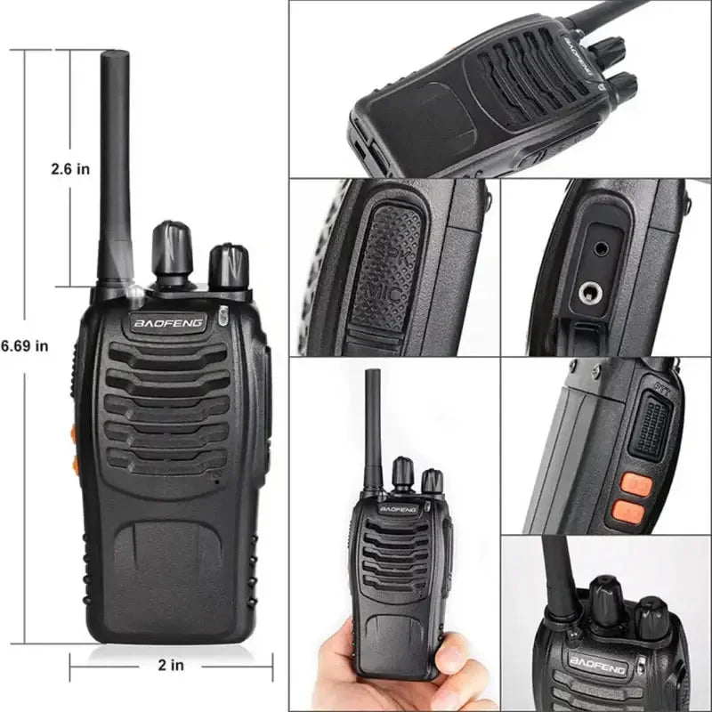 Walkie Talkie USB Recarregável - Walkie Talkie - Vessa