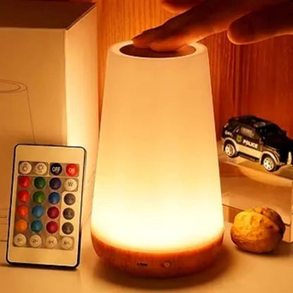 Candeeiro de Mesa LED Tátil RGB - Candeeiro de Cabeceira - Vessa