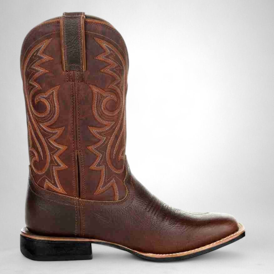 Botas Western em Couro Resistentes para Homem - Botas de Cowboy - Vessa