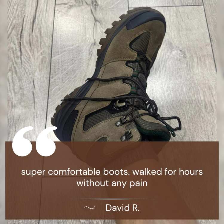 Botas RuggedPath para Homem - Sapatos de Caminhada - Vessa