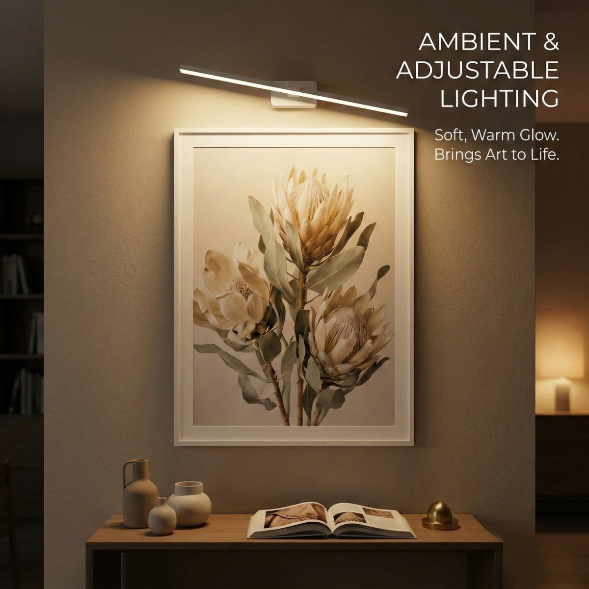 Luz de Quadro de Parede LED Escultural - Luz de Parede - Vessa