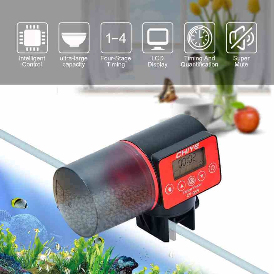 Alimentador Automático de Aquário Inteligente - Alimentador Automático de Aquário - Vessa