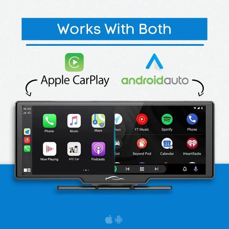 SmartDrive Ecrã 10,25" CarPlay e Android Auto Sem Fios - CarPlay - Vessa