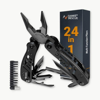 Alicate Multifuncional em Aço Inoxidável com 24 Ferramentas - Alicate de Corte - Vessa