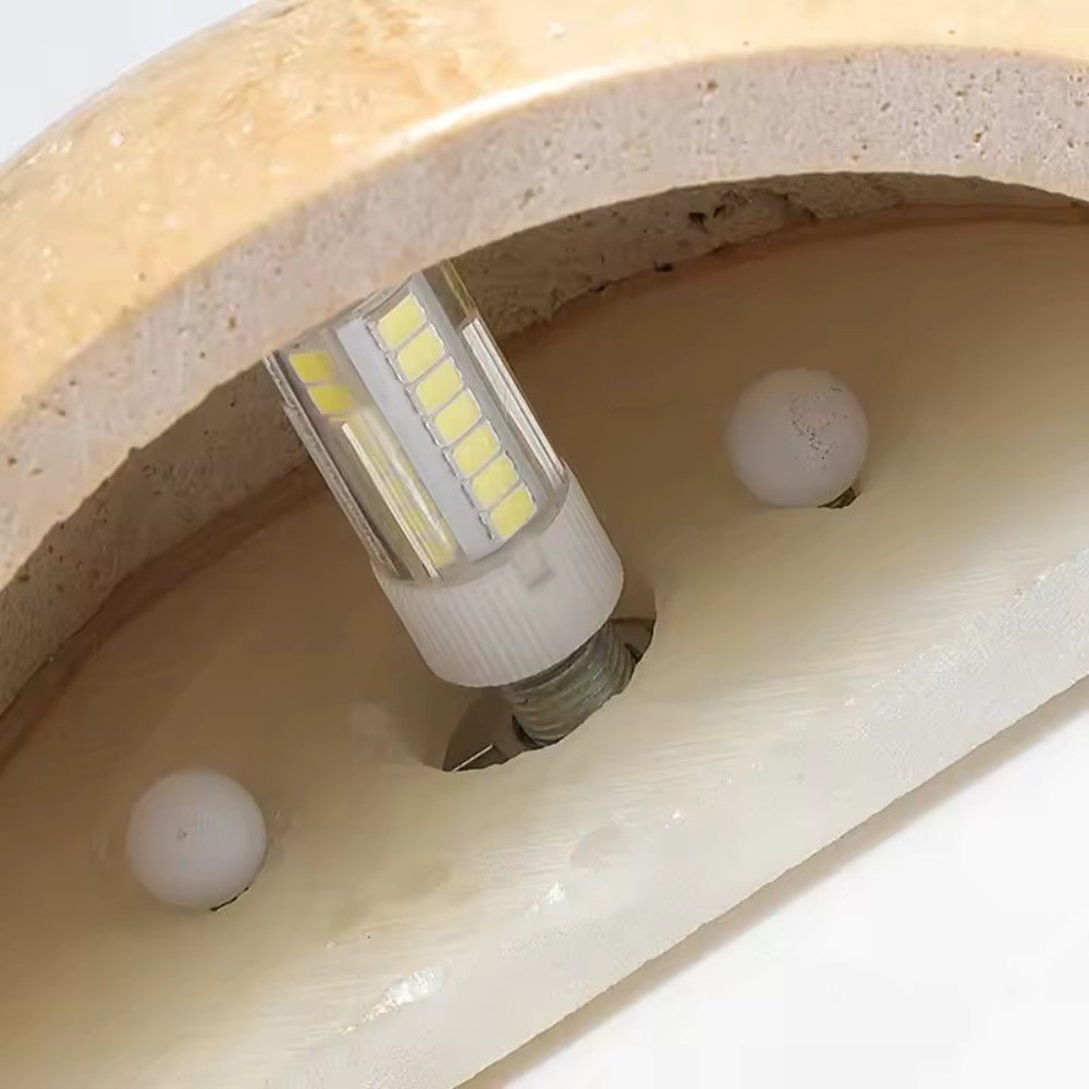 Luz de Parede LED Curva Efeito Pedra - Luz de Parede - Vessa