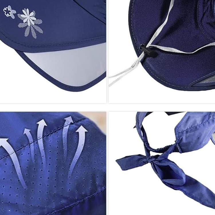 Chapéu de Aba Estendida SunGuard - Chapéu de Mulher - Vessa