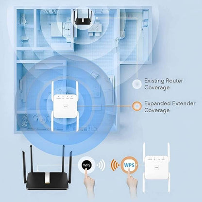 Amplificador WiFi 5G/2.4G Super-Range - Amplificador de WiFi - Vessa