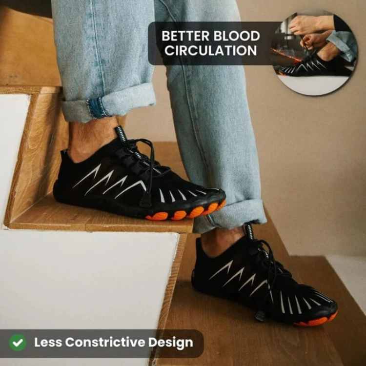 TerraWalk - Sapatos Descalços Saudáveis e Antiderrapantes - Sapatos Descalços - Vessa