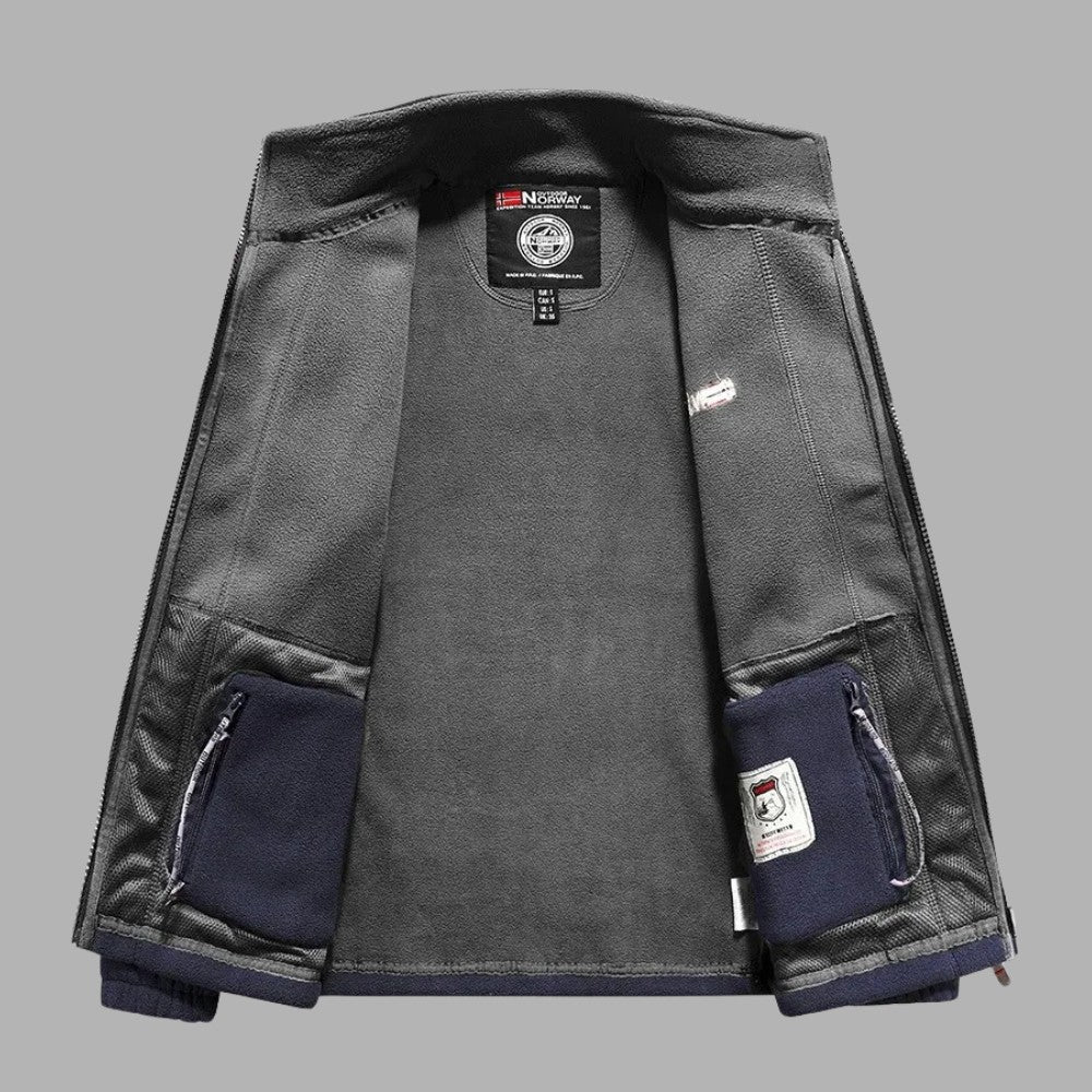 Casaco Térmico em Fleece para Exterior para Homem - Casaco de Fleece de Homem - Vessa