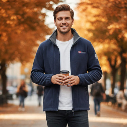 Casaco Térmico em Fleece para Exterior para Homem - Casaco de Fleece de Homem - Vessa