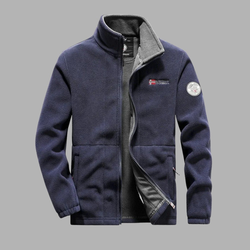 Casaco Térmico em Fleece para Exterior para Homem - Casaco de Fleece de Homem - Vessa