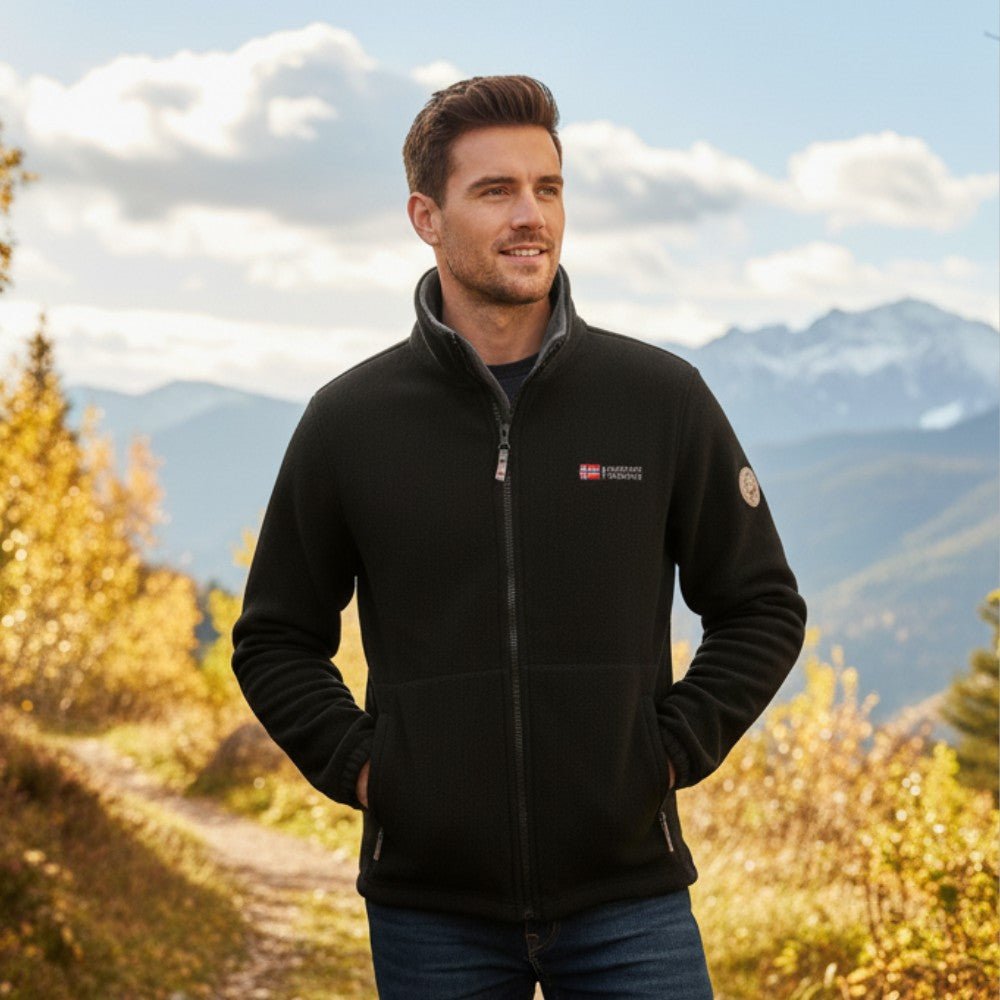 Casaco Térmico em Fleece para Exterior para Homem - Casaco de Fleece de Homem - Vessa