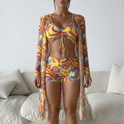 Conjunto de Bikini de Três Peças - Conjunto de Bikini - Vessa