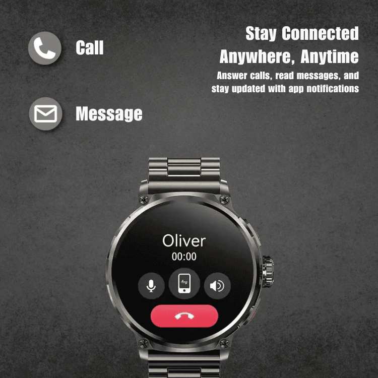 Smartwatch Titan Tough – Bateria de 10 Dias, Alertas de Chamada e Monitorização de Saúde 24/7 - Smartwatch - Vessa