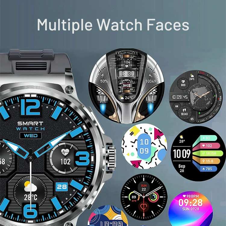 Smartwatch Titan Tough – Bateria de 10 Dias, Alertas de Chamada e Monitorização de Saúde 24/7 - Smartwatch - Vessa