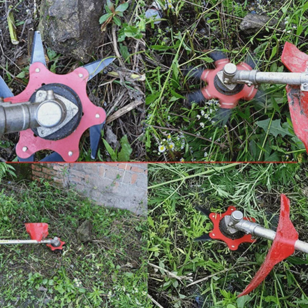 Cabeça Corta-Sebes Universal com 6 Lâminas de Aço TurfEdge - Cabeça de Corta-Sebes - Vessa