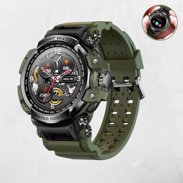 Smartwatch Robusto de Exterior – Impermeável, Chamadas Bluetooth, Longa Bateria - Smartwatch - Vessa