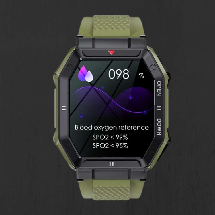 Smartwatch Militar Robusto – 20+ Modos de Desporto, Ecrã HD, Bateria de 10 Dias - Smartwatch - Vessa
