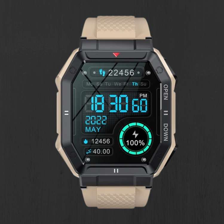 Smartwatch Militar Robusto – 20+ Modos de Desporto, Ecrã HD, Bateria de 10 Dias - Smartwatch - Vessa